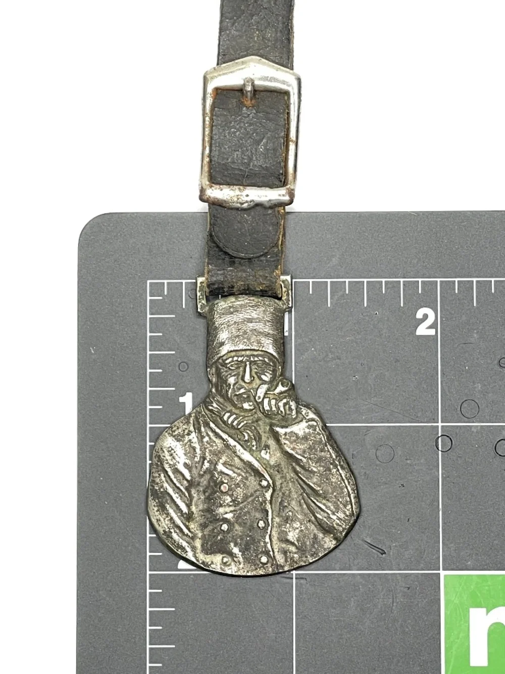 Vintage Old Reliable Coffee Advertising Pocket Watch Fob Collectible